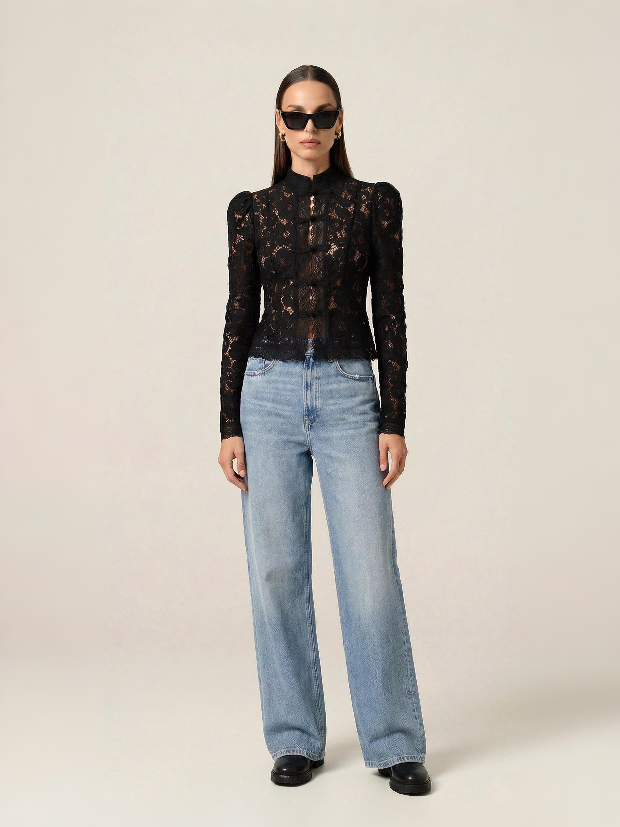 FONTAINE LACE BLOUSE