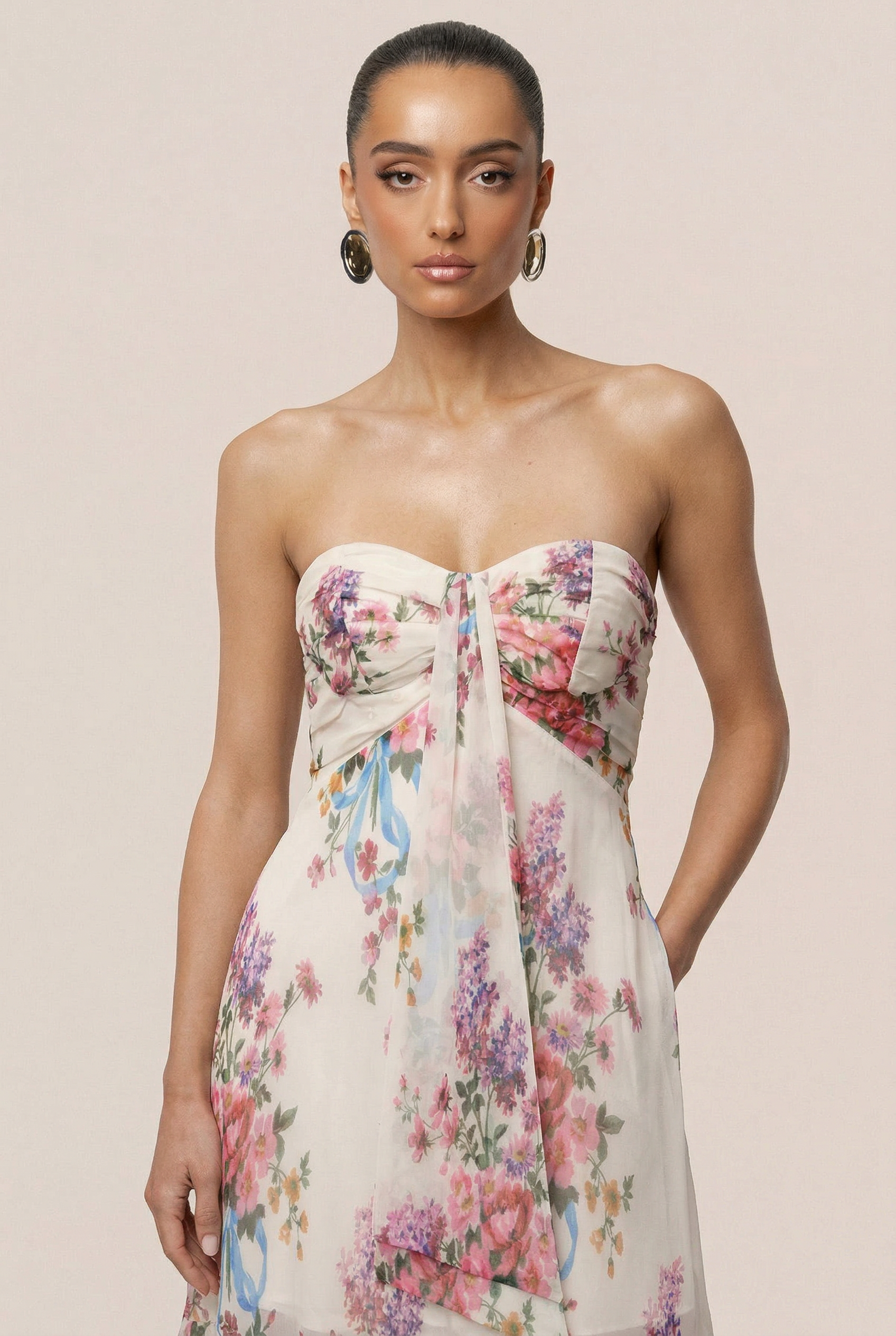 TEAGAN FLORAL MINI DRESS