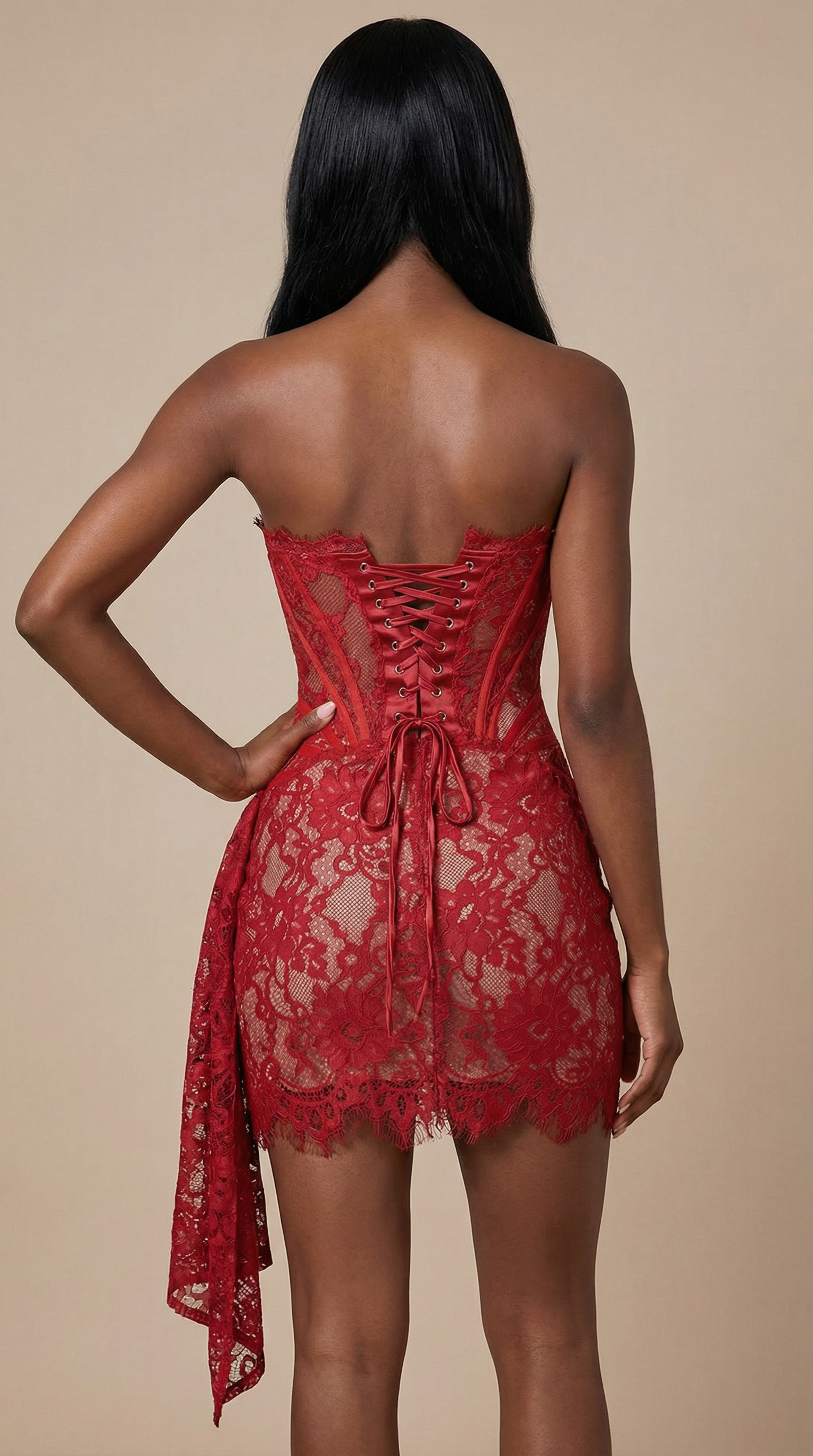 MARGI LACE MINI DRESS