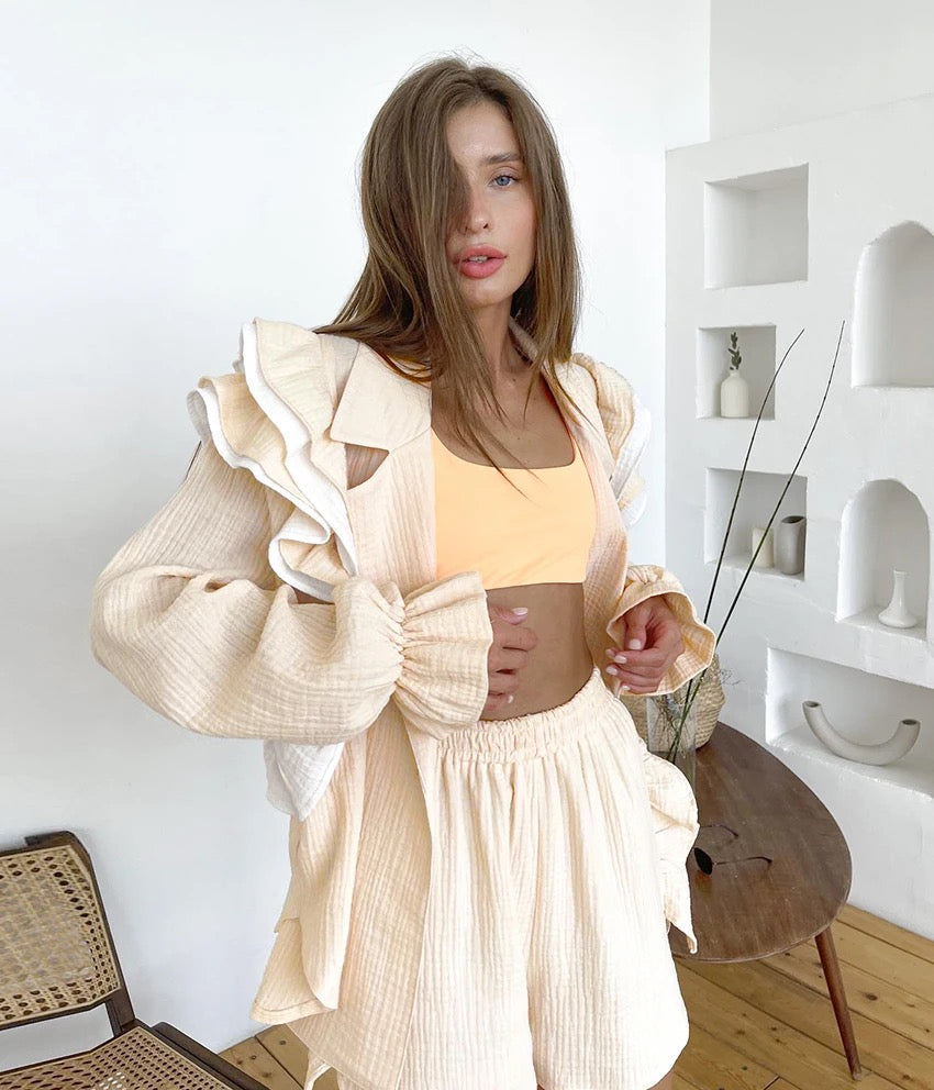COURTNEY RUFFLE CO-ORD SET