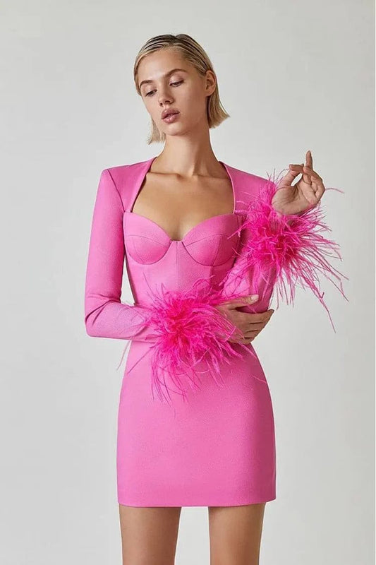 FAINA MINI DRESS PINK