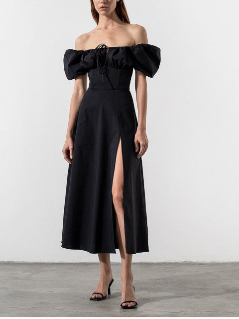 KATIE OFF SHOULDER MIDI DRESS