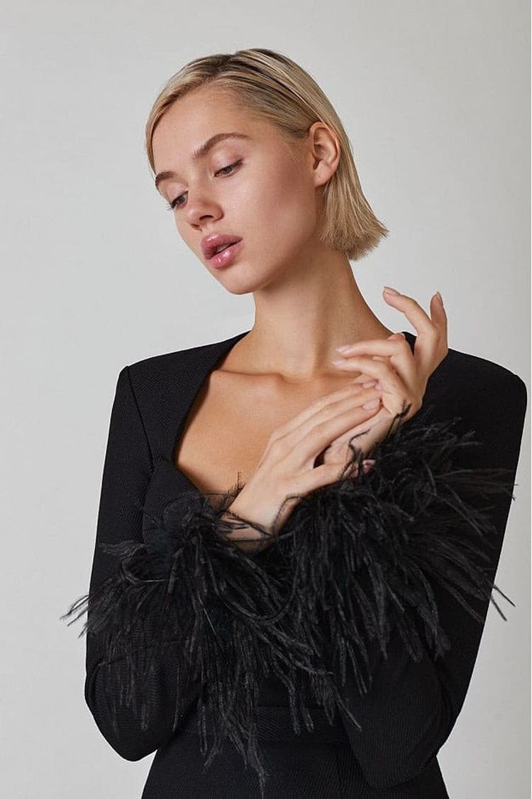 FAINA MINI DRESS BLACK