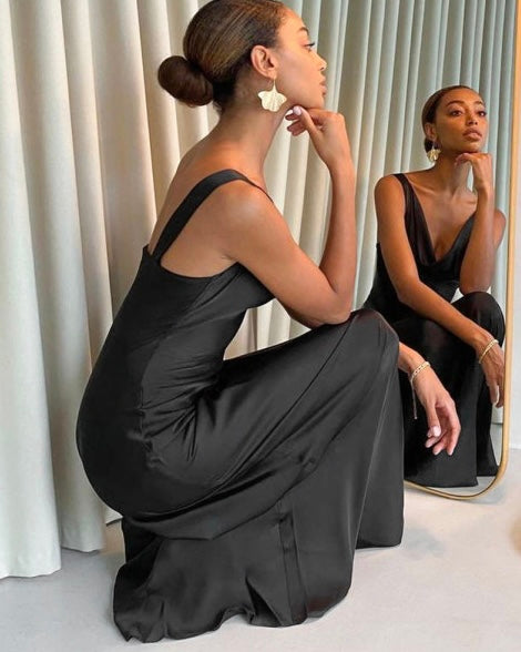 ENELA SATIN MAXI DRESS