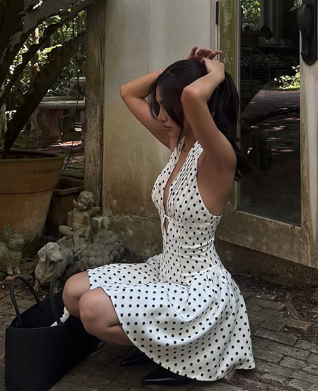 HARRIET POLKA DOT MINI DRESS