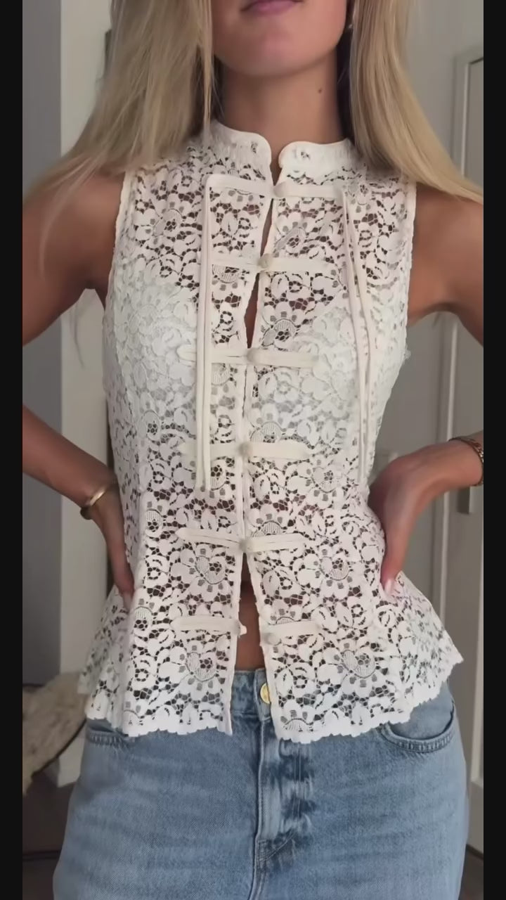 PENELOPE LACE VEST