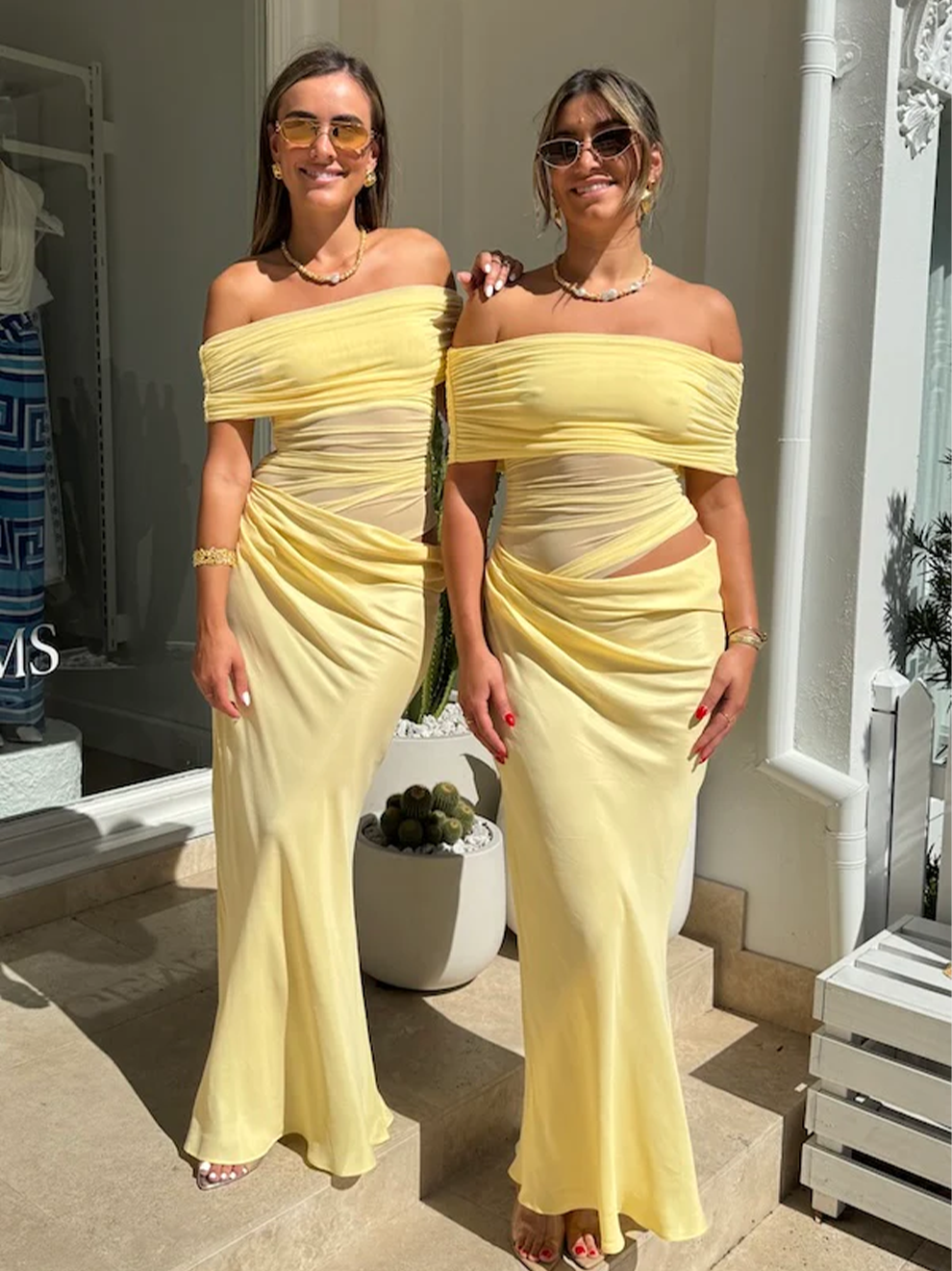 CASSIDY OFF SHOULDER DRESS